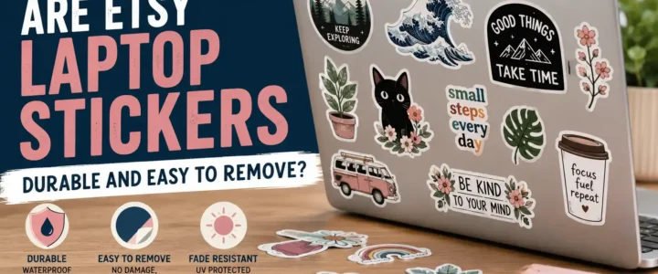 Are Etsy Laptop Stickers Durable and Easy to Remove?
